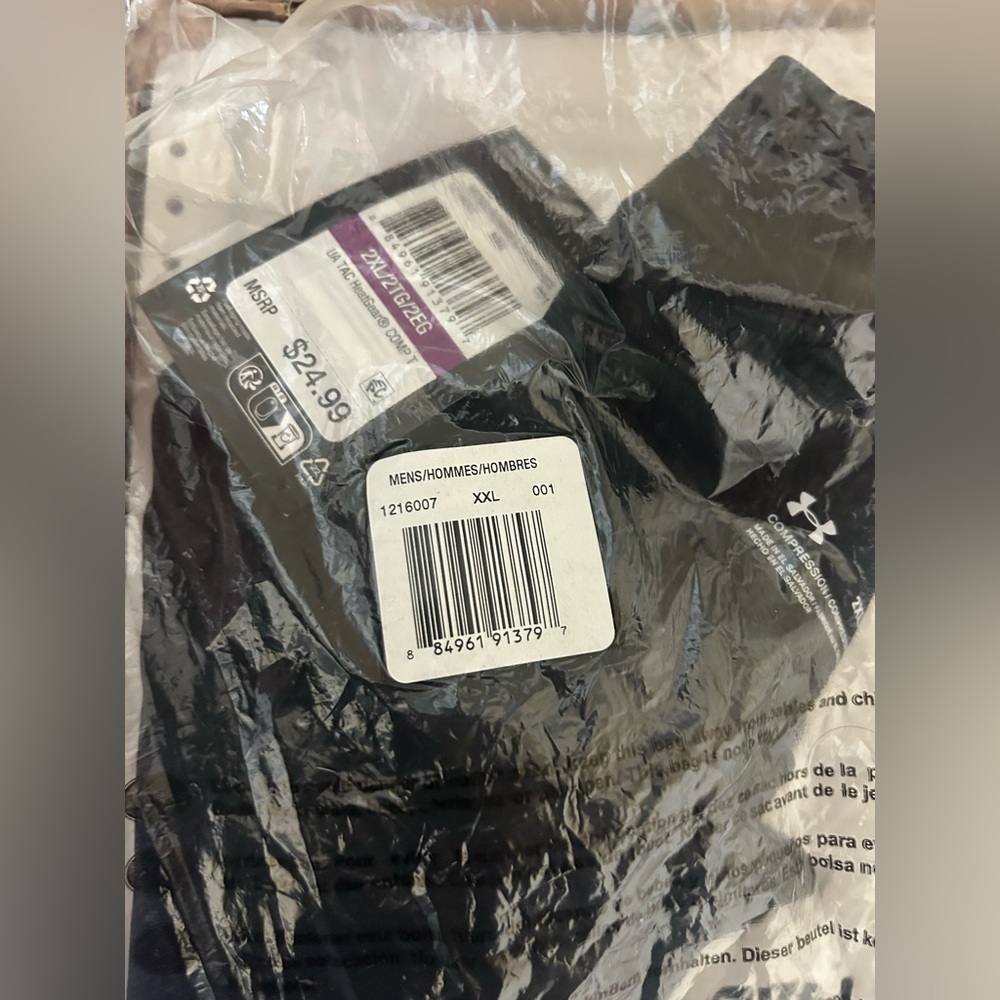Under Armour Classic Black Tee XXL
